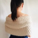 Winter Wedding shawl Bridal Bolero Shrug Ivory gift for her Beige knit wrap Red bridesmaid Cape White cover up Gray Fuzzy Capelet Royal Blue