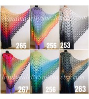 Rainbow Crochet Shawl Wraps Cotton PONCHO Granny Square Summer Gay Pride Wedding Gift Lace Fringe Shawl Triangle Bohemian Flower Bridesmaid