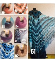 Crochet Shawl Wrap Fringe, Plus Size Festival Clothing Poncho Women, Mohair Big Prayer Gift for Her, Hand Knit Alpaca Scarf Granny Square,