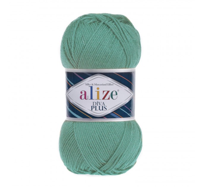DIVA PLUS Alize Yarn Silk Effect Crochet Microfiber Acrylic Lace Hand  Knitting Yarn shawl-scarf-poncho