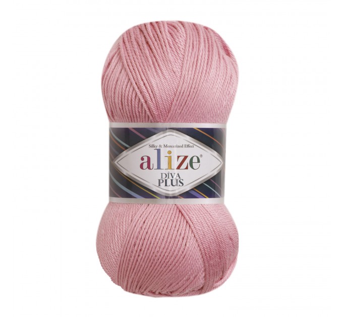 DIVA PLUS Alize Yarn Silk Effect Crochet Microfiber Acrylic Lace