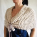 Wedding shawl Bridesmaid bolero, Bridal wrap Bridesmaid fur shawl Winter wedding Bridesmaid shrug, Bridal gift, Bride coverup, mohair stole