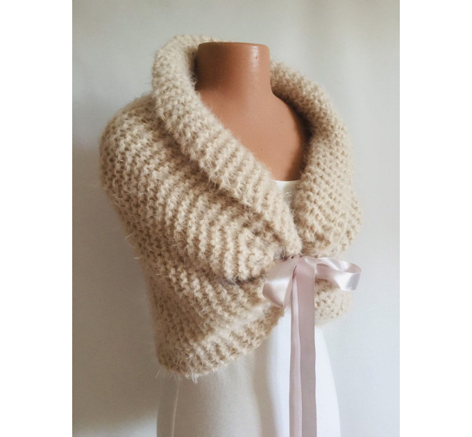 Wedding shawl Bridesmaid bolero, Bridal wrap Bridesmaid fur shawl Winter wedding Bridesmaid shrug, Bridal gift, Bride coverup, mohair stole