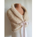 Wedding shawl Bridesmaid bolero, Bridal wrap Bridesmaid fur shawl Winter wedding Bridesmaid shrug, Bridal gift, Bride coverup, mohair stole