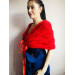Bridesmaid shawl bridal cover up faux fur wrap bridal capelet wedding jacket knit wedding bolero mohair shrug knitted bolero navy blue