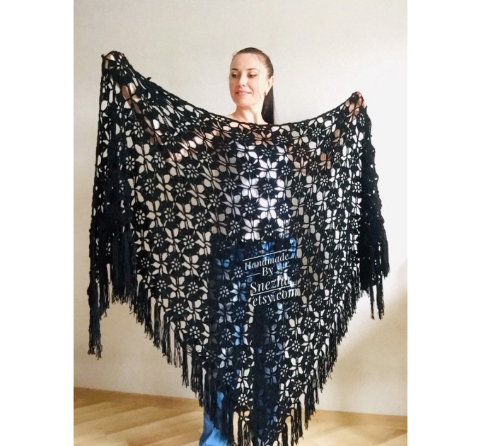 black lace shawls and wraps