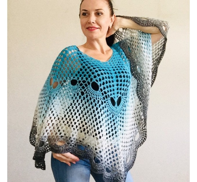 navy blue crochet top