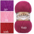 ALIZE ANGORA GOLD Yarn Mohair Wool Yarn Acrylic Crochet Shawl Wraps Soft Yarn Knitting Sweater Cardigan Hat Poncho Yarn Scarf