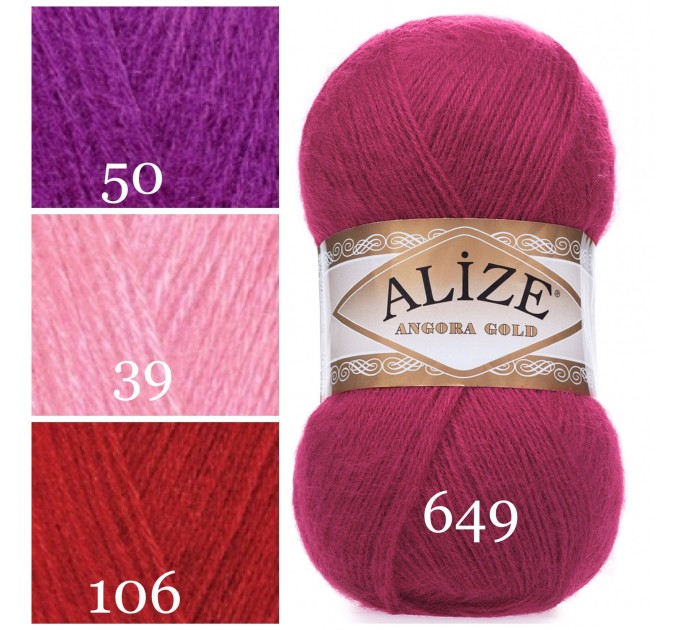 ALIZE ANGORA GOLD Yarn Mohair Wool Yarn Acrylic Crochet Shawl