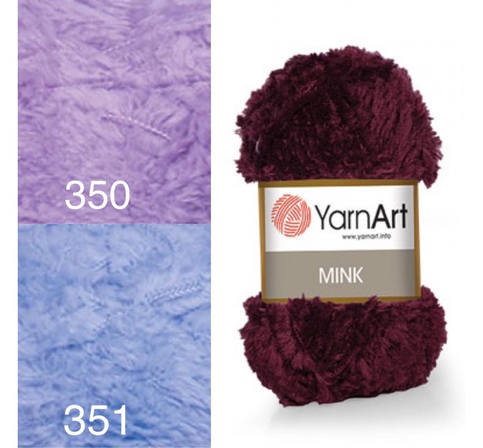 YARNART MINK Yarn, Fluffy Yarn, Faux Fur Yarn, Fantazy Yarn, Fur Yarn, Soft  Yarn, Amigurumi Yarn