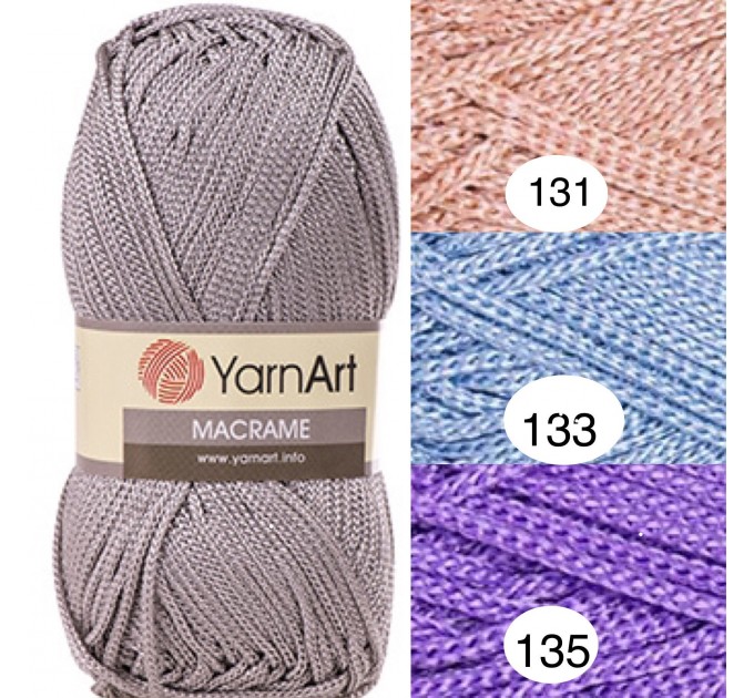 YarArt MACRAME Yarn, Cord Yarn, Macrame yarn, Crochet Rugs, Rug Yarn,  Macrame Cord, Macrame Rope, Macrame Bag