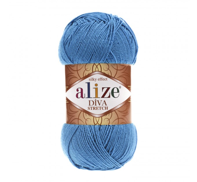  ALIZE DIVA STRETCH Yarn 60 450 62 210 378 353 Microfiber Yarn Crochet Bikini Top Hypoallergenic Yarn   Yarn  6