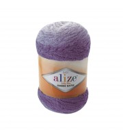 Alize SOFTY PLUS OMBRE Batik Yarn Plush Yarn Gradient Yarn Bulky Yarn Multicolor Yarn Chunky Yarn Baby Rainbow Yarn Color Mix Knitting Yarn