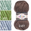 ALIZE SUPERLANA MEGAFIL Yarn Wool Yarn Super Bulky Yarn Acrylic Wool Super Chunky Yarn Crochet Yarn Knitting Yarn Crochet Sweater Poncho