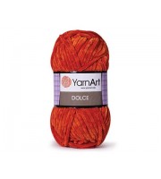 YARNART DOLCE Yarn, Velour Yarn, Plush Yarn, Bulky Yarn, Soft Yarn, Hypoallergenic Yarn, Velvet Yarn, Baby yarn, Summer yarn, Crochet Yarn