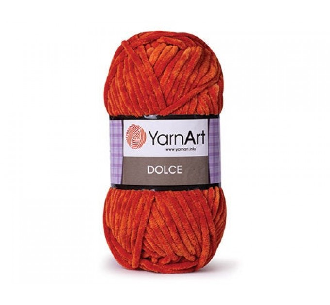 YARNART DOLCE Yarn, Velour Yarn, Plush Yarn, Bulky Yarn, Soft Yarn,  Hypoallergenic Yarn, Velvet Yarn, Baby