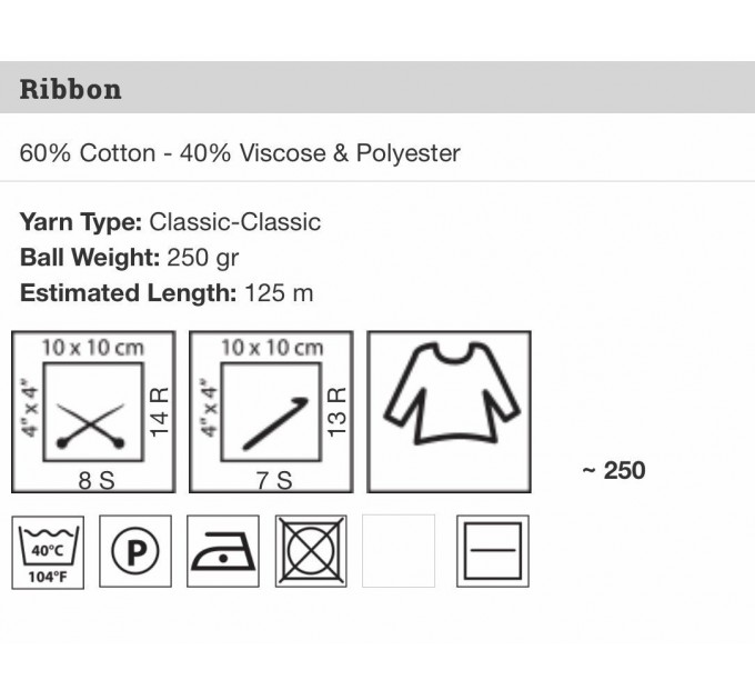 YARNART RIBBON Yarn Cotton Yarn Bag Yarn Yarn Crochet Bag t-shirt