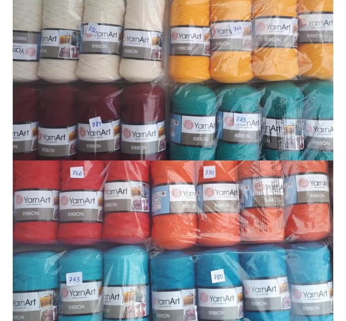 YARNART RIBBON Yarn Cotton Yarn Bag Yarn Yarn Crochet Bag t-shirt