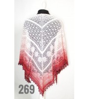 White Crochet Lace Shawl Wraps Shawl Boho Triangle Pink Scarf for Women Cotton Rainbow Floral Hand Knit Shawl Large Summer