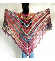 Maroon shawl mexico shawl gradient shawl burgundy shawl off shoulder tribal shawl triangle shawl ombre crochet shawl fringe festival clothes