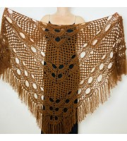 Brown bridal shawl bride shawl winter wedding dress cape bridal party shawl bridesmaid shawl bachelorette party bridal cover up