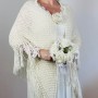 White Wedding Shawl Bridal Wrap Alpaca Wool Mather Of Bride Evening Triangle Knit Scarf White Wedding Shawl Bridal Wrap Alpaca Wool Mather Of Bride Evening Triangle Knit Scarf