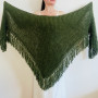 Dark Green Wedding Wrap Alpaca Wool Bridal Shawl With Fringe Evening Warm Triangle Knit Shoulders Wraps Dark Green Wedding Wrap Alpaca Wool Bridal Shawl With Fringe Evening Warm Triangle Knit Shoulders Wraps