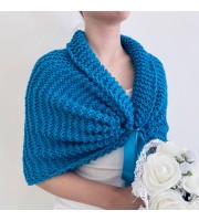 Turquoise bridal shawl wool wedding shrug bridal party shawl wedding capelet bridesmaid shrug bride bolero bride capelet bridal stole