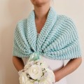 Mint Wedding Stole For Bride Bridesmaid Bolero Shrug Bridal Shawl For Dress