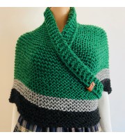 Claire shawl Outlander celtic sontag shawl green alpaca knit shoulder wrap wool triangle shawl Outlander gifts wife mom her sister