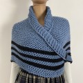 Outlander shawl for sale blue wool sontag shawl for sale Carolina shawl wrap for women Claire Fraser costume mother's day gifts