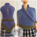 Outlander shawl Carolina Shawl alpaca knit shoulder wrap Inspired Claire blue wool triangle shawl scottish wedding shawl outlander gifts