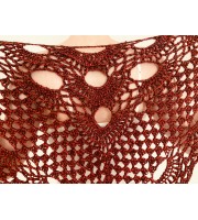 Red wedding shawl burgundy bride triangle shawl fringe winter bridal lace wrap wool bride cover up crochet bridesmaid capelet bridal stole