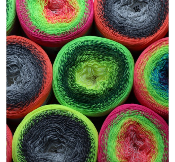 YARNART FLOWERS VIVID 250 grams-1000 meter Gradient Cotton Yarn