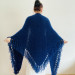 Emerald Wedding Shawl Faux Fur Fuzzy Knit Bridal Wrap With Fringe Bride Triangle Scarf