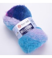 Yarn BELLISSIMO YarnArt mohair yarn ombre yarn gradient shawl yarn knitting yarn poncho yarn crochet yarn rainbow yarn wool yarn