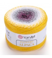 Flowers ALPACA YarnArt Yarn 250 grams 940 meters ombre yarn gradient yarn crochet yarn rainbow yarn knitting yarn cake multicolor yarn