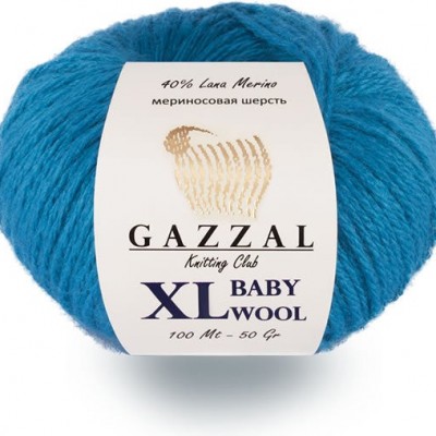 Gazzal BABY WOOL XL Yarn Merino Wool Yarn Cashmere Yarn Crochet Scarf Sweater Knitting Hat Cardigan Poncho Pullover Shawl