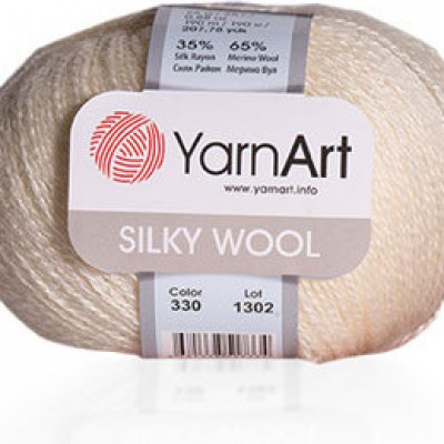 YARNART SILKY WOOL Yarn, Blend Wool, Silky Wool, Merino Wool Yarn, Silk Yarn, Wool Yarn, Viscose Yarn, Soft Yarn, Crochet Rayon Yarn
