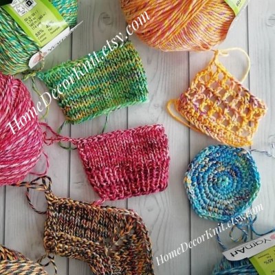 Cotton Yarn, YarnArt JEANS TROPICAL, Gradient Yarn, Knitting Yarn, Crochet, Multicolor Yarn, soft yarn, Baby Yarns Jeans Yarn Hypoallergenic