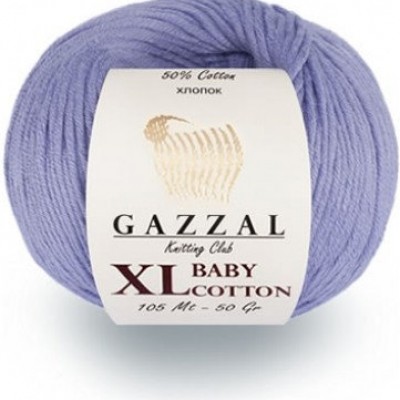 Gazzal BABY COTTON XL Yarn Organic Cotton Yarn Hypoallergenic Vegan Yarn Baby Yarn Booties Crochet Sweater Pullover Poncho