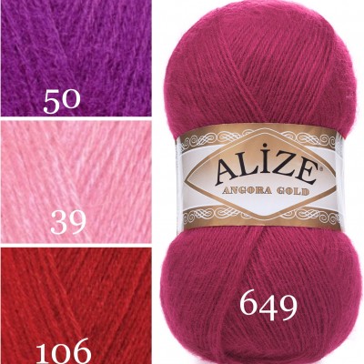 ALIZE ANGORA GOLD Yarn Mohair Wool Yarn Acrylic Crochet Shawl Wraps Soft Yarn Knitting Sweater Cardigan Hat Poncho Yarn Scarf