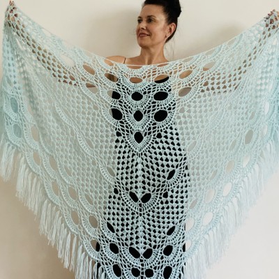 Mint triangle shawl fringe lace wedding cape bridal shawl wedding dress shawl bridal cape bridesmaid shawl wedding capelet bride shawl