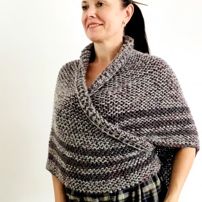 Gray Outlander shawl knit wrap angora, Claire shawl alpaca with button for fastening Sontag Triangle wool Shawl Chunky warm shoulder wrap