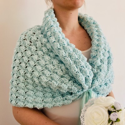 Mint Wedding Shrug Bolero, Bride shawl Beige wrap, Wool shawl, Burgundy cover up Lace bridal cape jacket, Ivory capelet, Gray Blue White