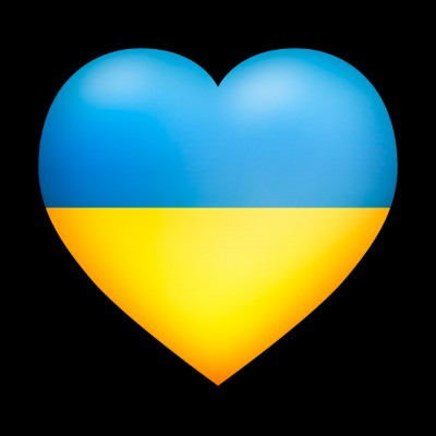 Love Ukraine heart PDF card I Stand with Ukraine jpg Ukrainian flag printable wall art Digital file for Ukrainian seller Pray for Ukraine